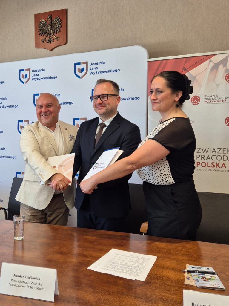 Związek Pracodawców Polska Miedź oraz Uczelnia Jana Wyżykowskiego wspólnie inwestują w przyszłość inżynierów